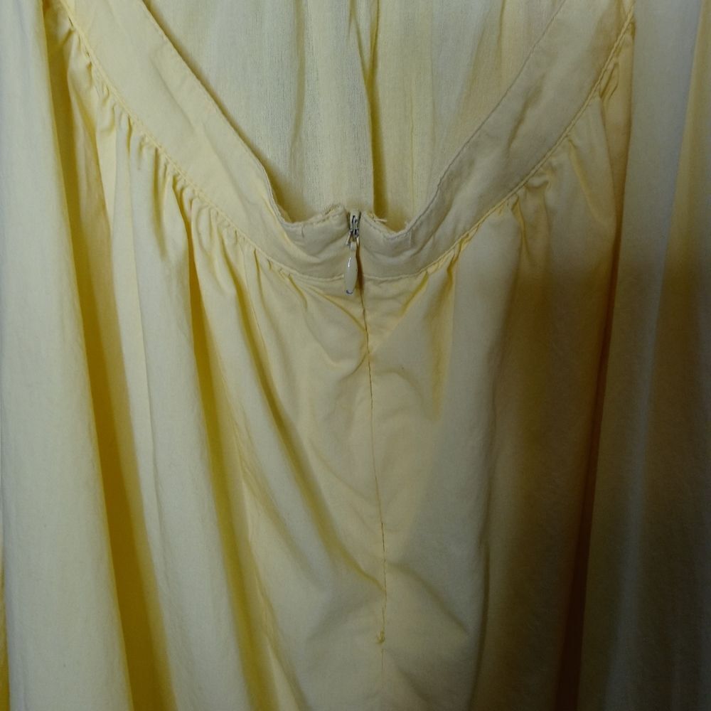 Joie Clorinda Tie Front Cut Out Yellow Dress - Picture 10 of 12